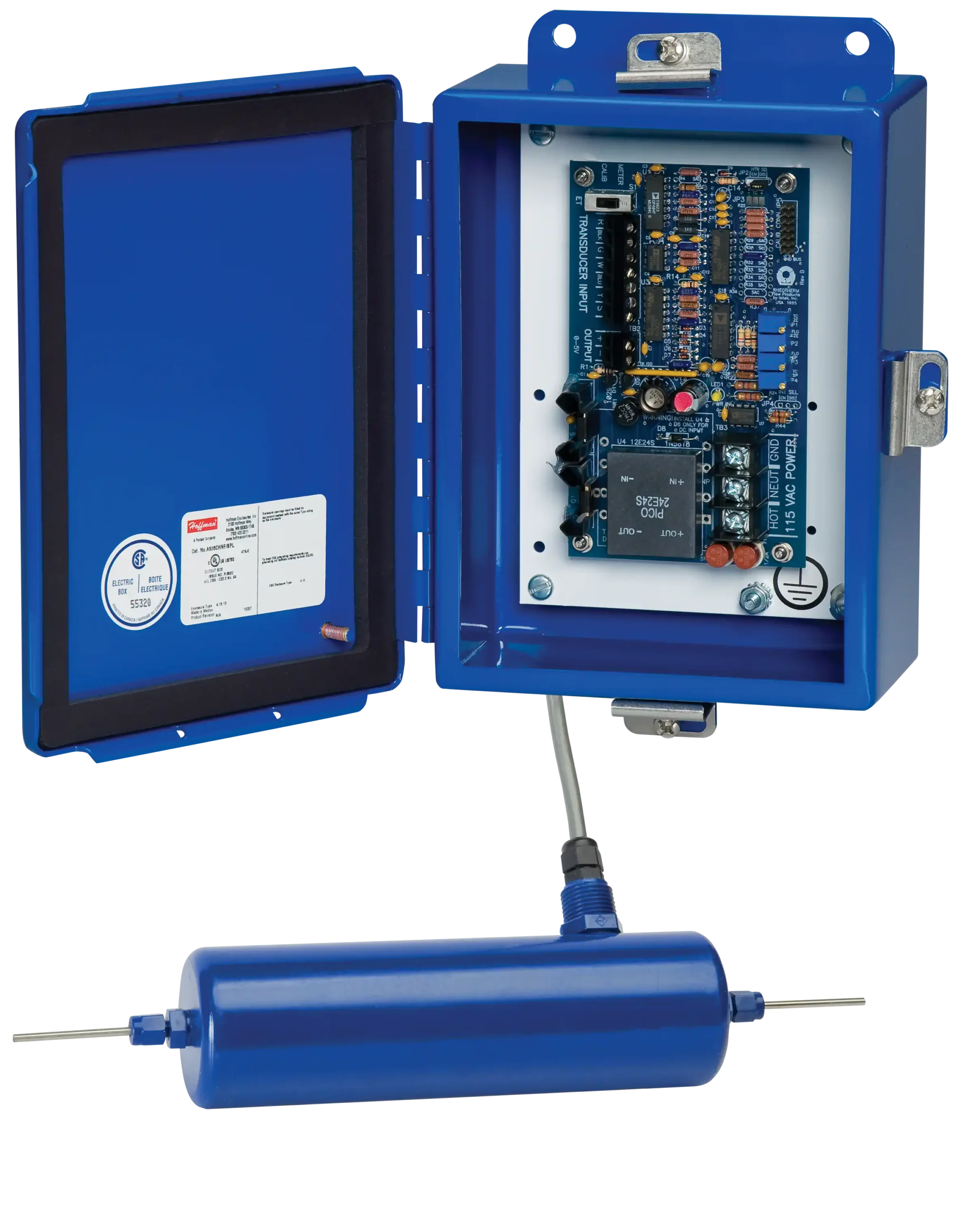 Model 100 Rheotherm low flow meter for sterilization